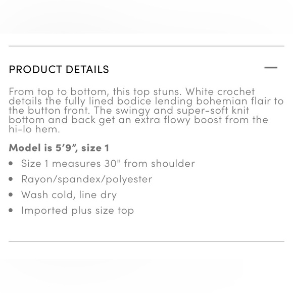 Womens Torrid Ivory White Crochet Babydoll Soft Cami Tank Sz 3 Hi Low Swing Top - Picture 4 of 8